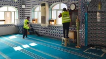 İlkadım'da İbadethaneler Temizleniyor