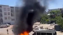 Kahta'da Çöp Yangını Paniğe Neden Oldu