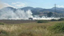 Samsun'da Samanlık Yangını Kontrol Altına Alındı