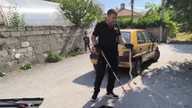 Çorum'da Yılan Kurtarıldı