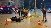 Alanya'da Motosiklet Kazası