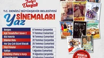 Denizli'de Açık Hava Sinema Günleri Başlıyor