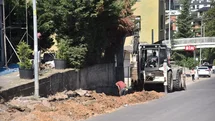 Başiskele Cumhuriyet Caddesi Yenileniyor