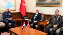 Hollanda Genelkurmay Başkanı Ankara'da
