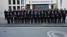 Hatay’da emniyet personeline rütbe takdim töreni düzenlendi