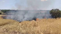 Elazığ’da arazi yangını ekiplerin müdahalesi sürüyor