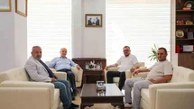 Düzce'de Başkan Özlü'ye Ziyaret