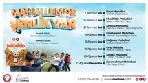 Menteşe'de Çocuklar İçin Yaz Şenliği