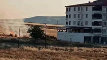 Elazığ'da Buğday Tarlasında Yangın Çıktı