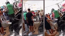 Yenişehir Sosyete Pazarında Motosikletli Tezgaha Daldı!