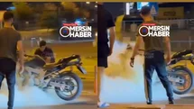 34.Cadde’de Motor Yangını: Vatandaşlar Yangın Tüpleriyle Koştu!