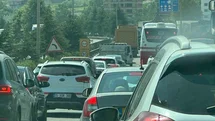 Samsun'da Trafik Kilitlendi