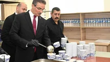 Erzurum'da Emniyet Personeline Aşure İkramı