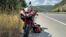 Samsun'da Motosiklet Kazası