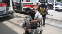 Konya'da Otomobil Şarampole Devrildi