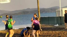 Muğla Köyceğiz'de Plaj Hentbolu Turnuvası