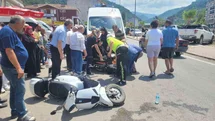 Kastamonu'da Motosiklet Kazası