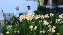 Samsun'da Renkli Çiçek Bahçesi