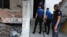 Siirt'te Metruk Bina Yangını