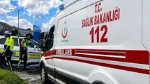 Erzincan'da Minibüs Devrildi