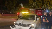 Aydın'da Otomobil Motosiklet Çarpışması