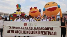 Kapadokya'da At Güzellikleri Yarıştı