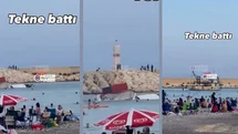 Erdemli Alata'da Tekne Battı!