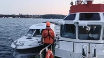 Sarıyer'de Su Alan Tekne Kurtarıldı