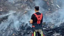 Balıkesir'de Ot ve Çöp Yangını