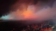 Burhaniye’de saman yangını 4 saat de söndürüldü