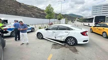 Samsun Şehir Hastanesi yerleşkesinde kaza: 1 yaralı