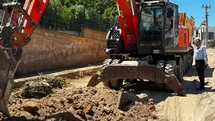 Burhaniye'de Sahil Yolu Yenileniyor
