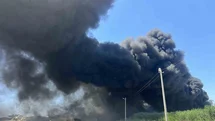 İzmir Menemen'de Geri Dönüşüm Fabrikasında Yangın