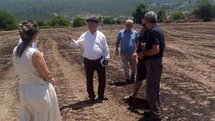 Muğla'da Yangın Sonrası Üretici Ziyareti