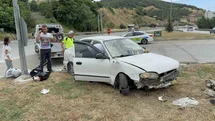 Samsun'da Maddi Hasarlı Kaza