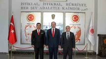 KKTC 5. Cumhurbaşkanı Tatar, Anamur Adalet Sarayını ziyaret etti