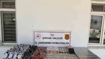 Şırnak’ta Kaçak Malzeme Ele Geçirildi