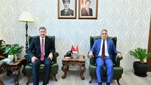 Eskişehir Cumhuriyet Başsavcılığına atanan Deniz, Vali Yılmaz’ı ziyaret etti
