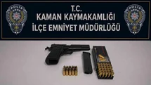 Kaman'da Ruhsatsız Silah Ele Geçirildi