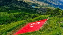 Giresun'da Dev Türk Bayrağı Yenilendi