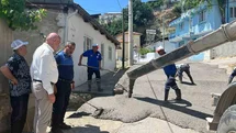 Babadağ'da Yol Çalışmaları İncelendi