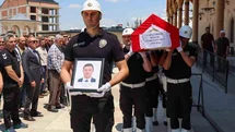 Afyonkarahisar'da Polis Memuru Uğurlandı