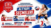 Kahramanmaraş'ta Voleybol Seçmeleri Başlıyor