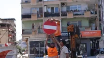 İncirliova'da Trafik Yönü Değişti