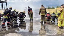 Erzincan'da İtfaiye Eğitimleri Devam Ediyor