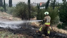İskenderun'da Otluk Alan Yangını Kontrol Altına Alındı