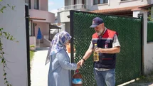 Düzce’de atık yağ kampanyasına katılanlara sıvı yağ hediyesi