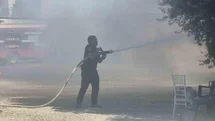 Bodrum’da personel lojmanında yangın