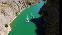 Kemaliye’de doğa ve adrenalin buluştu
