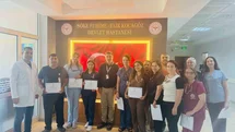 Hayata umut olan sağlık çalışanları onurlandırıldı